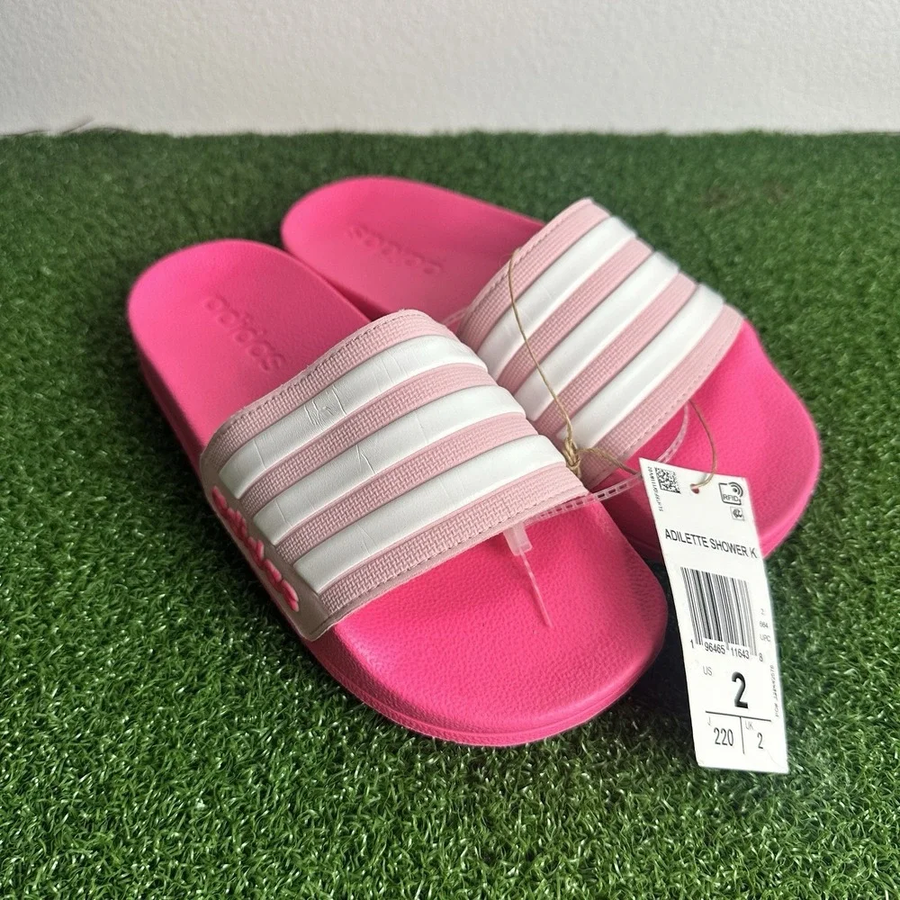 Adidas Adilette Shower  K  Slides  Size US 2 Pink